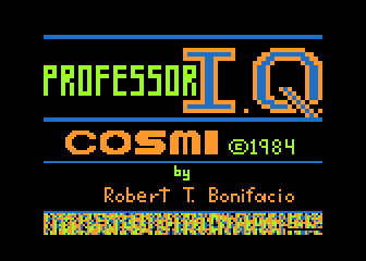 Professor IQ atari screenshot