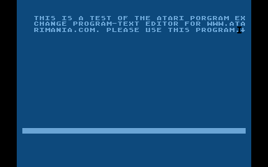 Atari Program-Text Editor atari screenshot