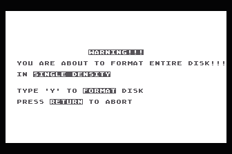 Program Utilities atari screenshot