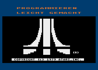 Programmieren Leicht Gemacht atari screenshot