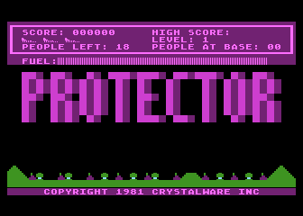 Protector atari screenshot