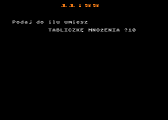 Przygody z Cyferkami atari screenshot