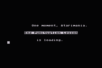 Punctuation atari screenshot
