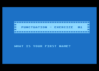 Punctuation Series atari screenshot