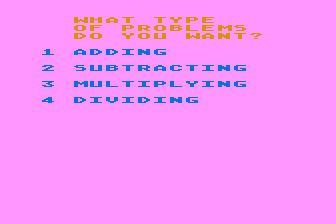 Pyramid Math atari screenshot