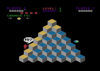 Q*bert atari screenshot