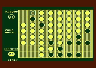 QS Reversi atari screenshot