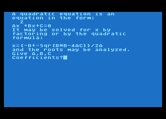 Quadratics atari screenshot