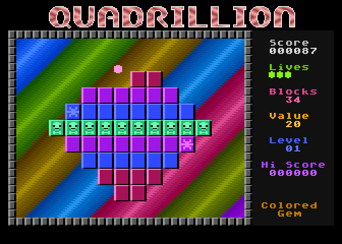 Quadrillion atari screenshot