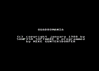 Quadromania atari screenshot