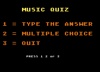 Questions and Answers atari screenshot