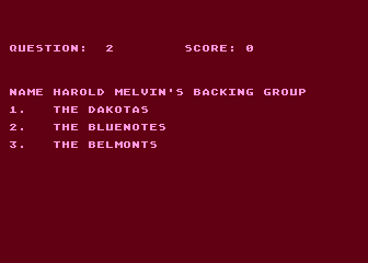 Questions and Answers atari screenshot