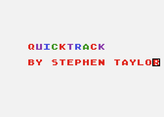 Quicktrack atari screenshot