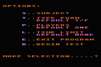 Quiz atari screenshot