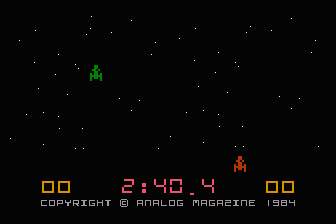 Race in Space atari screenshot