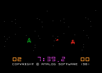 Race in Space atari screenshot