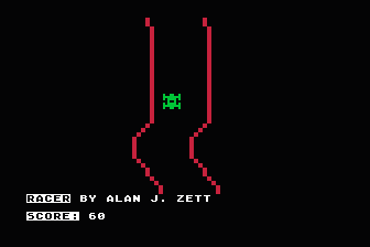 Racer atari screenshot