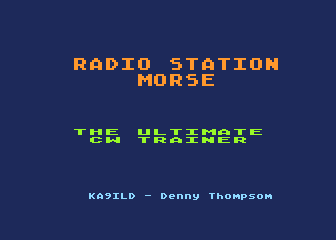 Radio Station Morse atari screenshot