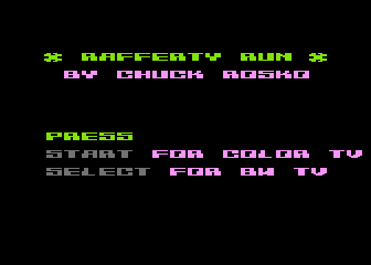 Rafferty Run atari screenshot