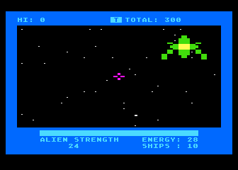 Raid on Gravitron atari screenshot