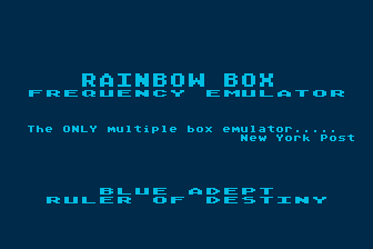 Rainbow Box atari screenshot