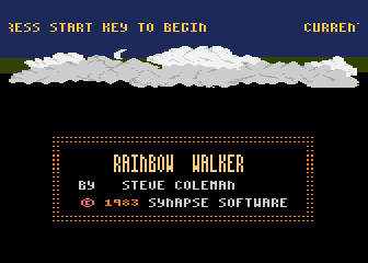 Rainbow Walker atari screenshot