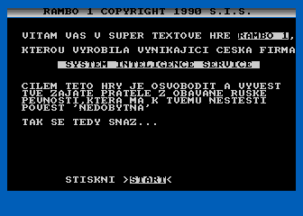 Rambo 1 atari screenshot