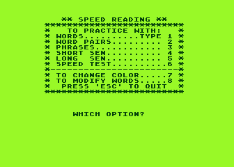 Rapid Reader atari screenshot