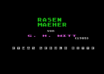 Rasen-Mäher atari screenshot