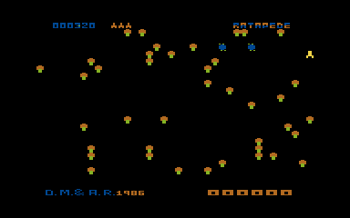 Ratapede atari screenshot