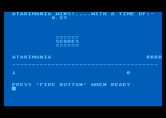 Reaction Timer atari screenshot
