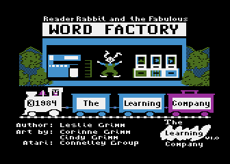 Reader Rabbit atari screenshot