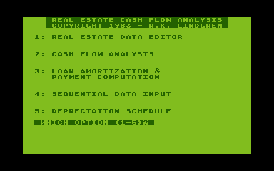 Real Estate Cash Flow & Strategic Ratio Analysis atari screenshot