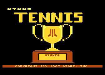 RealSports Tennis atari screenshot