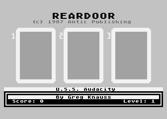 Reardoor atari screenshot