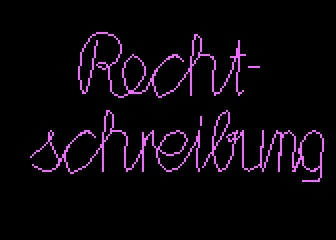 Rechtschreibtrainer atari screenshot