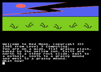 Red Moon atari screenshot