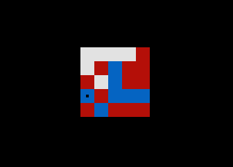Red, White and Blue atari screenshot