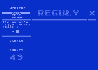 Reguly — screenshot 1