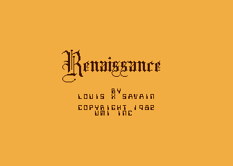 Renaissance atari screenshot