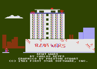 Rent Wars atari screenshot