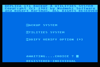 Replica 1+1 atari screenshot