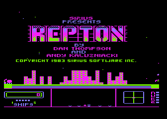 Repton atari screenshot