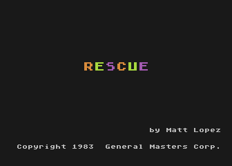 Rescue atari screenshot