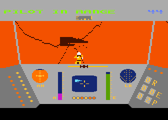 Rescue on Fractalus! atari screenshot