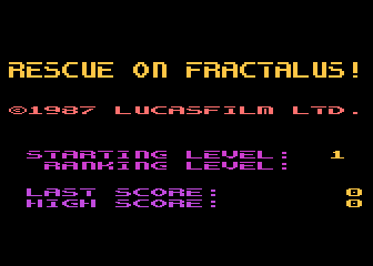 Rescue on Fractalus! — screenshot 3