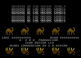 Revenge II atari screenshot