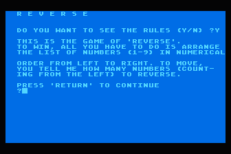 Reverse - A Game of Skill — screenshot 1