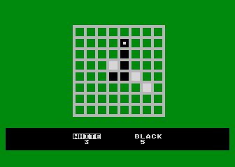 Reversi atari screenshot