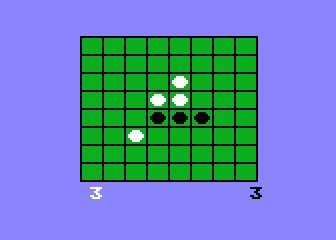 Reversi atari screenshot